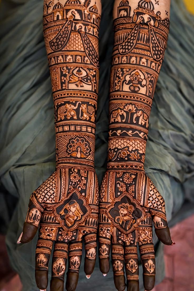 Beautiful engagement mehndi